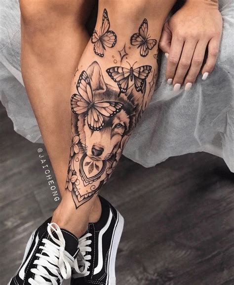 tatuajes de animales en la pierna|28 ideas de Tatuaje pierna 